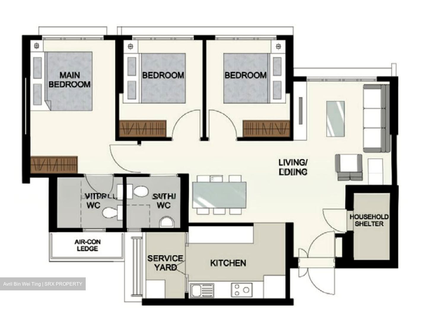 Blk 458B Fernvale Woods (Sengkang), HDB 4 Rooms #585048601
